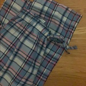 Gap Kids Blue and Pink Flannel PJ Pants